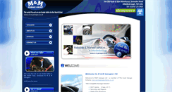 Desktop Screenshot of m-m-garages.co.uk